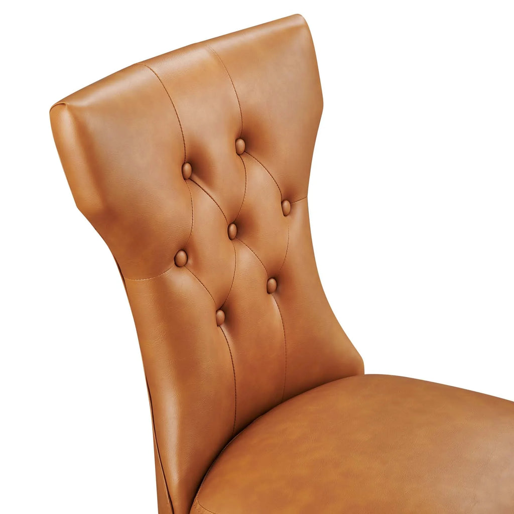 Tan Vinyl Side Chair X76681