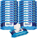 Disposable Hand Sanitizer Wipes, 75% Alcohol Wipes, Case: 20 Pouches of 50 Wipes, Pack of 2 V20244
