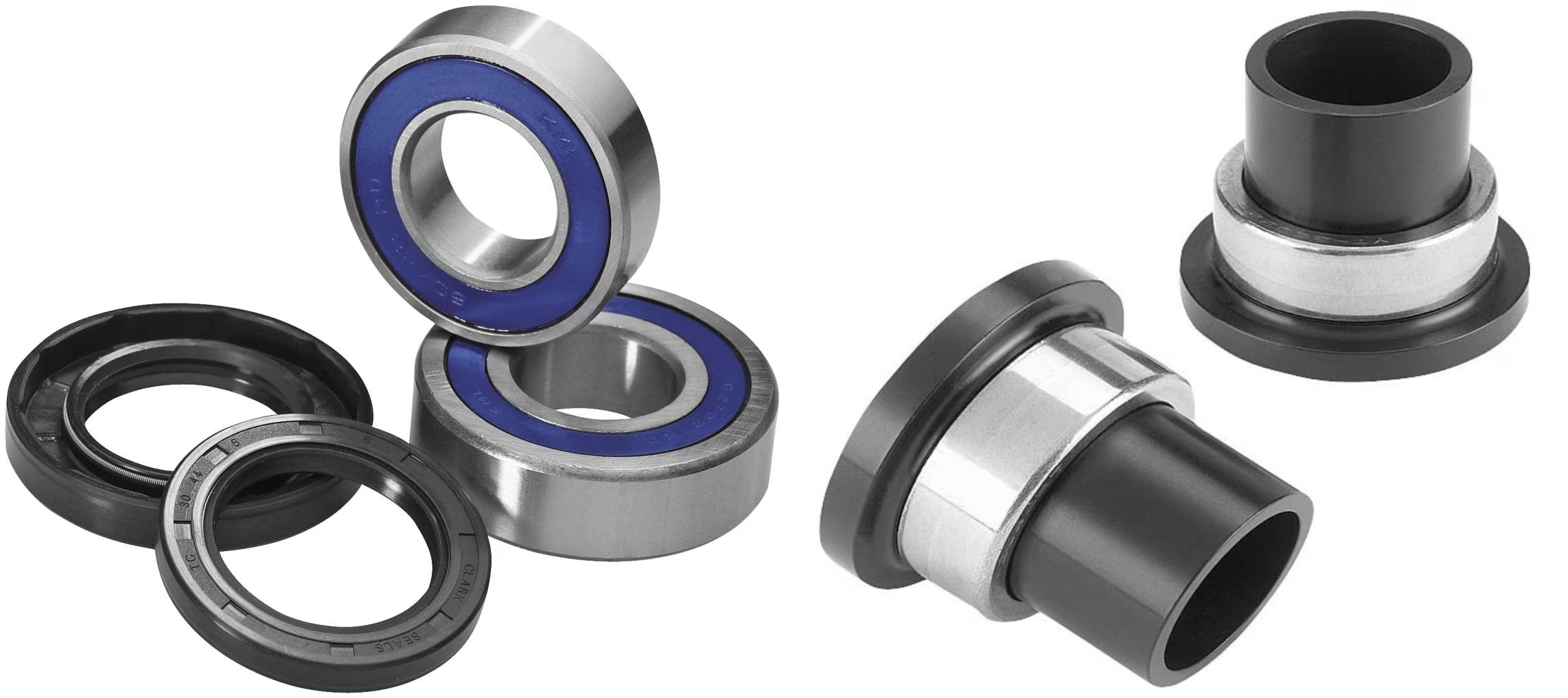 Front and Rear Wheel Spacer Kits for KTM EXE 125 2000-2001 D22613