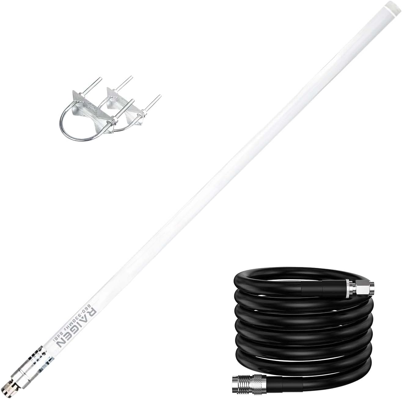 20 Inch Tall Indoor Outdoor LoRa Antenna with Low Loss Cable E34381