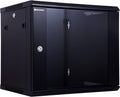9U Wall Mount Server Cabinet Network Rack Enclosure, Black J2734