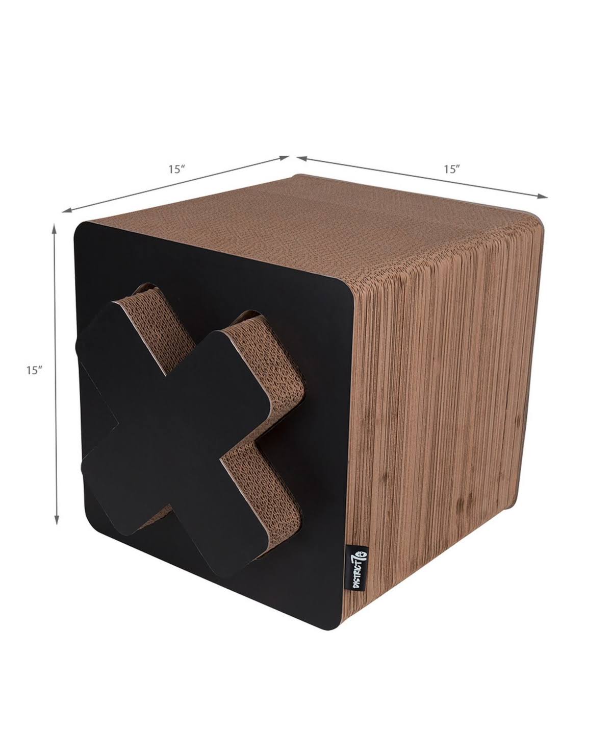 Black Large Cardboard Cat Scratcher C425186